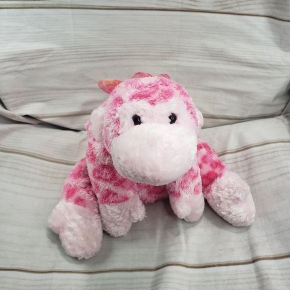 Mary Meyer Flip Flops Pink Spotted Monkey 14 Inch Plush Stuffed Animal Rare - Picture 10 of 10